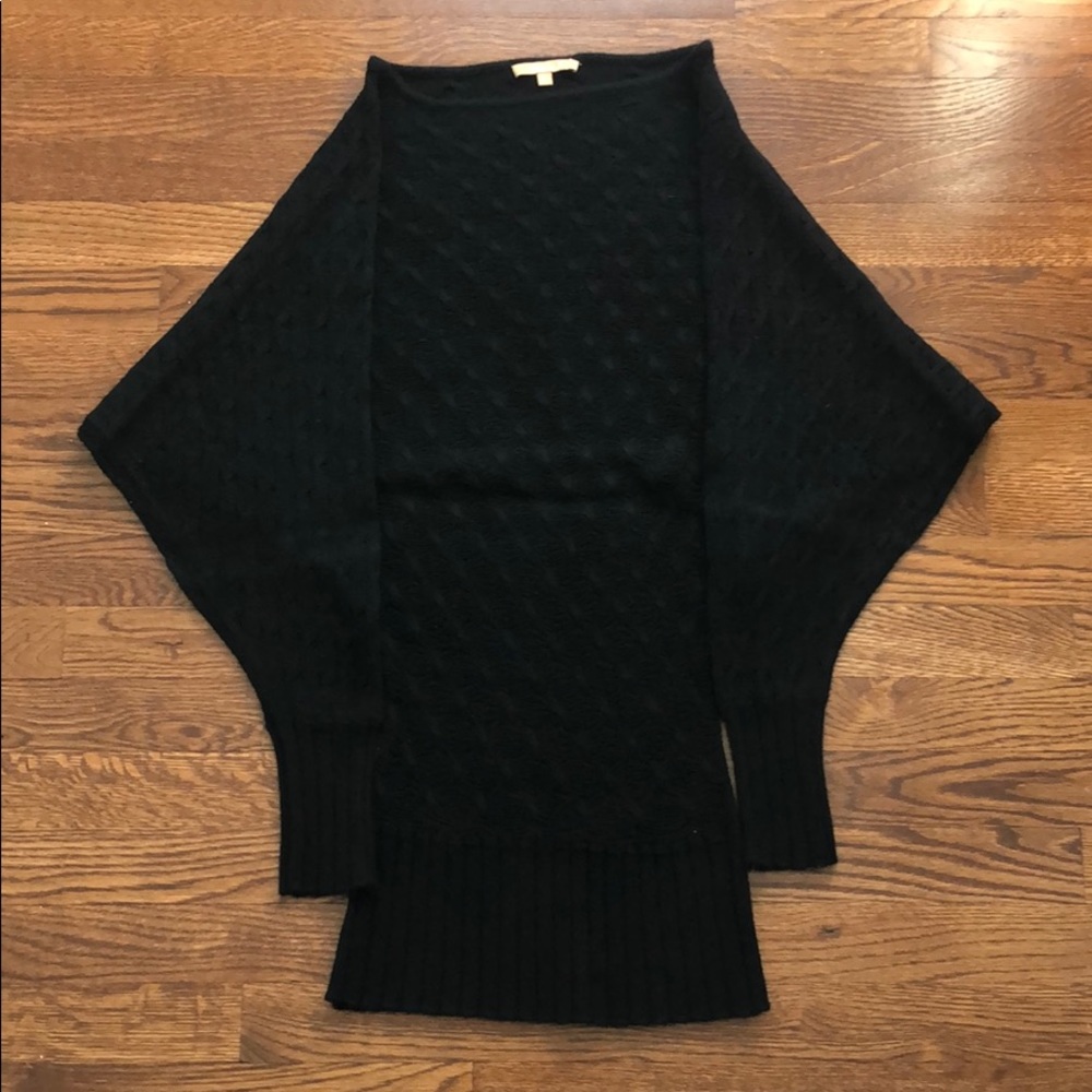 Kier + J Dolman Cable Knit Cashmere Sweater Medium